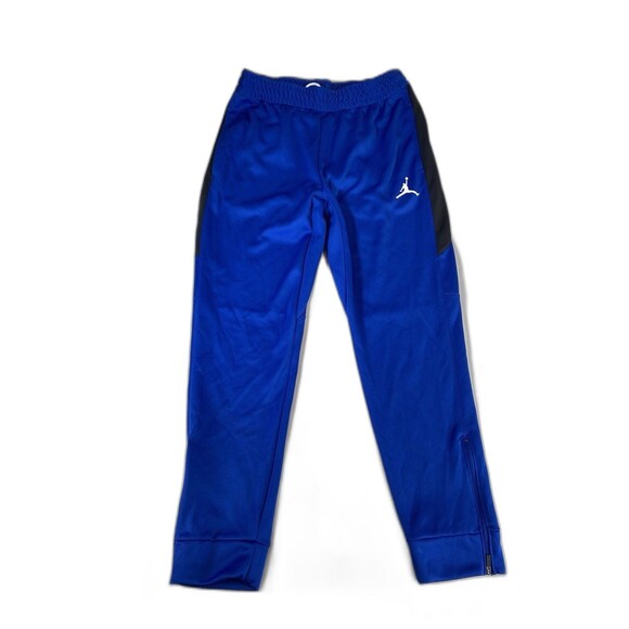 Nike Jordan Flight Track Running Jogger Pants Royal Blue 928694 Sz M Zip Sweat - Picture 1 of 8